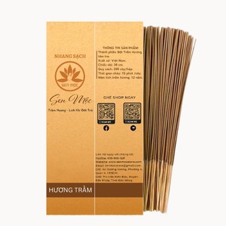Nhang Sạch Thơm Trầm Hương 38cm Sen Mộc Store