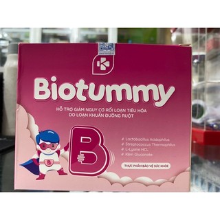 Men tiêu hoá khoẻ đường ruột cho bé và người lớn BIOTUMMY mẫu mới