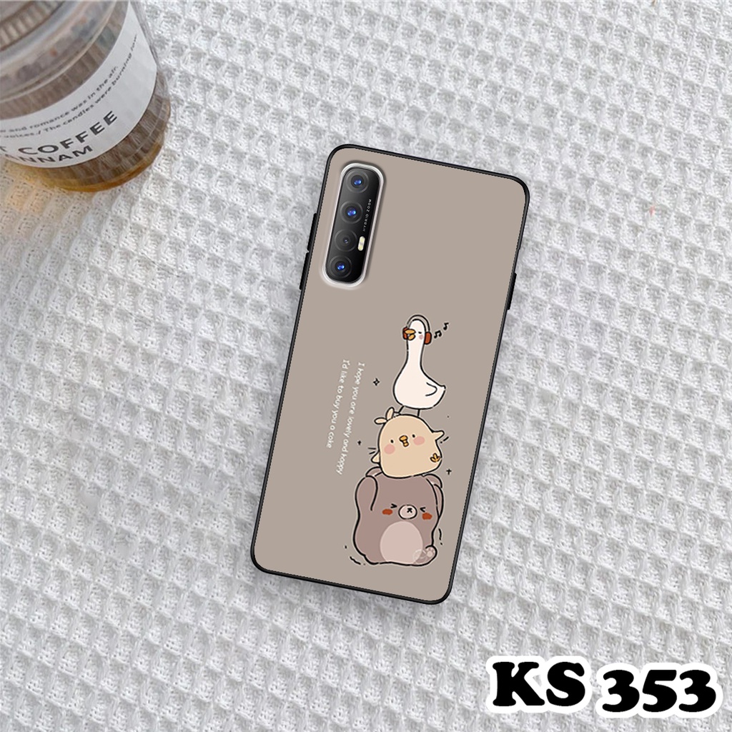 Ốp lưng Oppo Reno 3 - Oppo Reno 3 Pro - Ốp in hình Cat&amp;Bear đáng yêu - Chất liệu TPU siêu bền