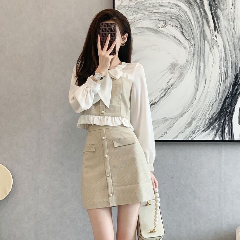 Set Áo Váy Phong Cách Thời Trang Đường Phố Phương Tây Dành Cho Nữ