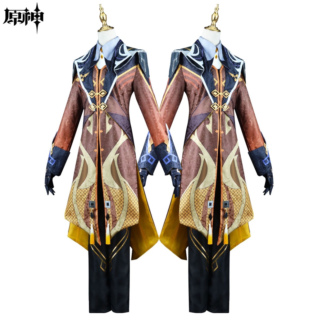 Tóc Giả Hóa Trang Jingyue Game Genshin Va Chạm Zhongli Cho Nam Và Nữ