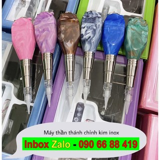 Máy xăm thần thánh phun Môi Mày Mí - Máy Thần Thánh VN tích điện chỉnh Kim chỉnh Tốc Độ chuyên tạo hạt siêu nhanh đẹp