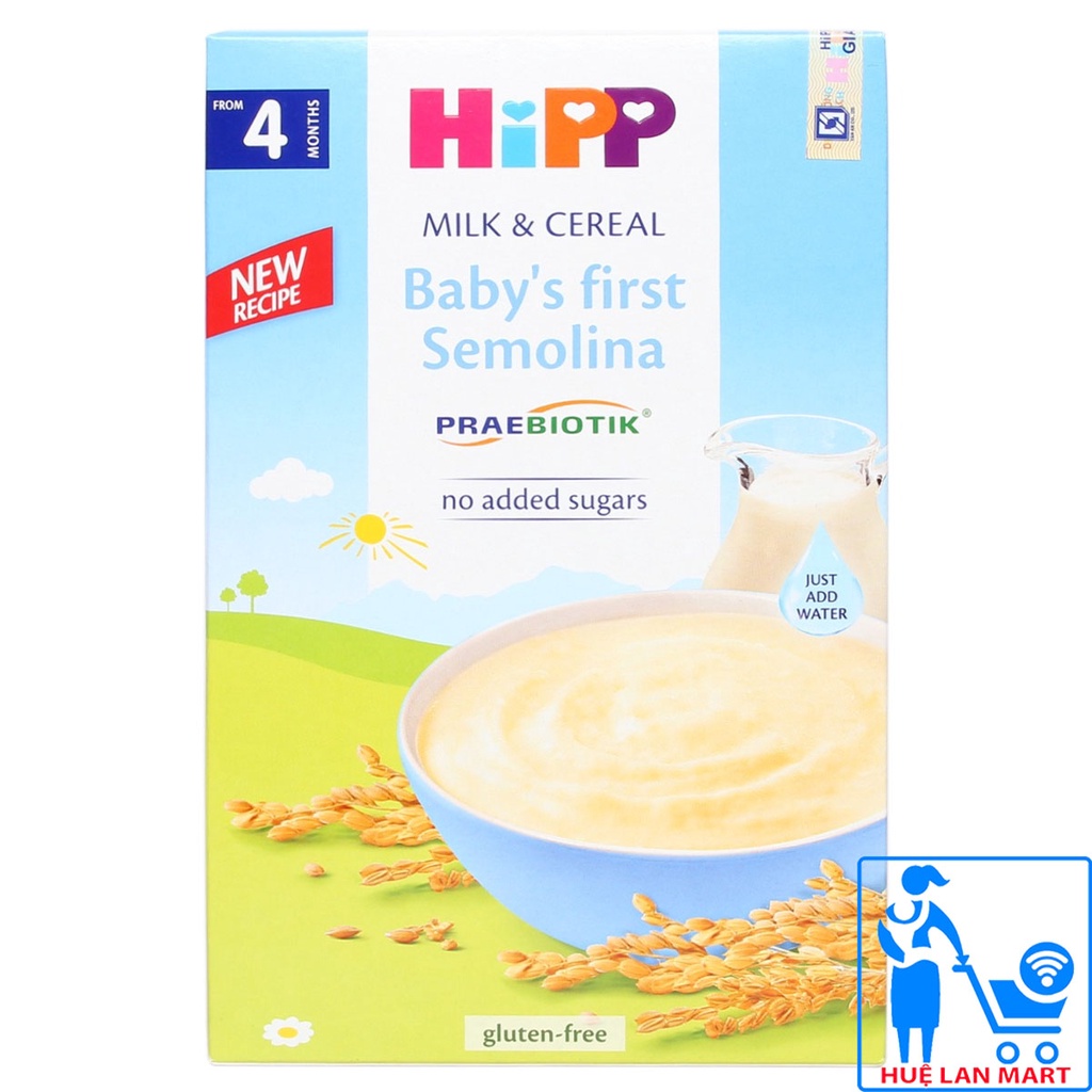 [CHÍNH HÃNG] Bột Ăn Dặm HiPP Baby's first Semolina (Ăn Dặm Khởi Đầu) Hộp 250g