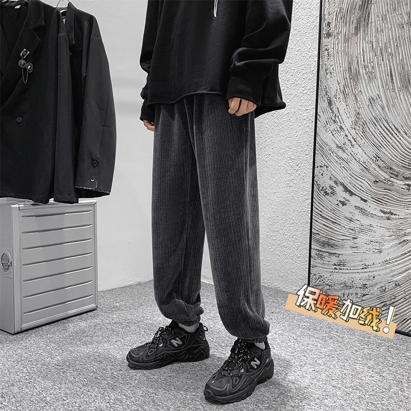 Quần jogger nam nhung tăm NPV 4 màu cao cấp , quần nam jogger phong cách trẻ trung năng động