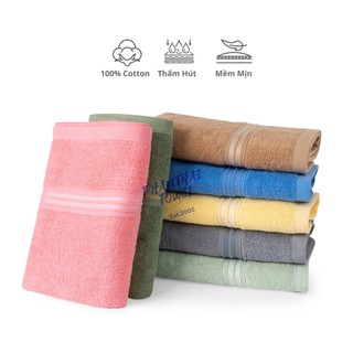 Khăn bông Spa/ khăn tắm màu đơn sắc 50x100cm (220g)/ Sợi cotton #khantam #myduc