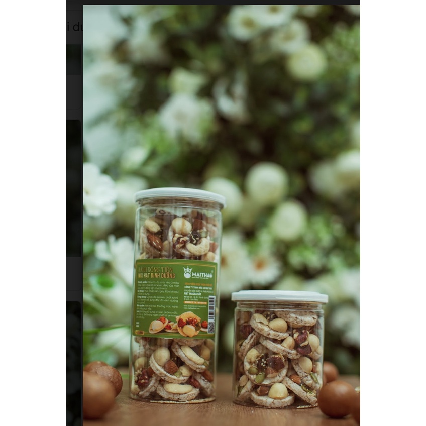 Bánh Macca Mix Hạt Đế Gạo Lứt , bánh mix hạt healthy bánh gạo lức ăn kiêng, thanh hạt gạo lứt ăn sáng