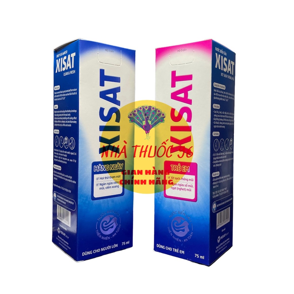 Xịt mũi xisat chai 75ml