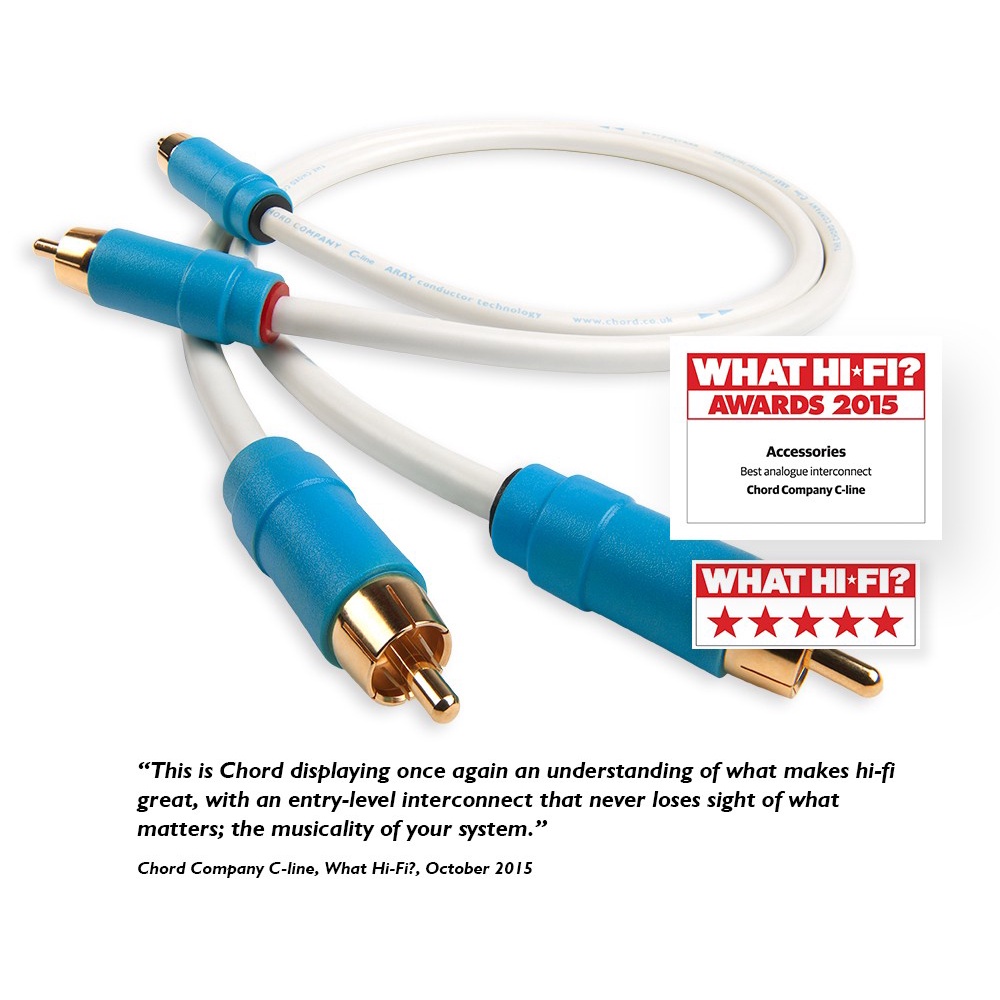 Dây tín hiệu CHORD C-line Analogue RCA