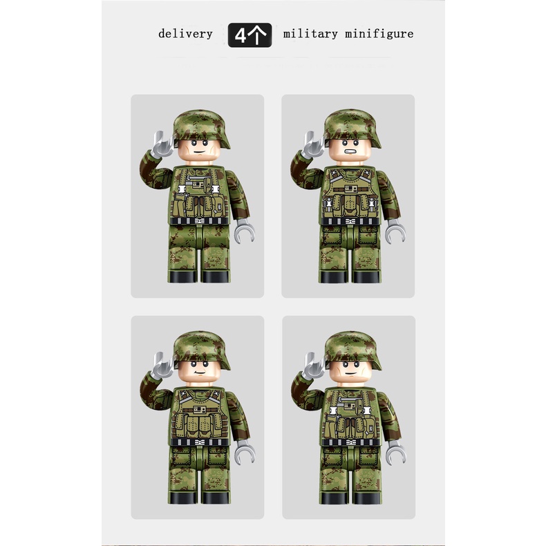 Đồ chơi Lắp ráp Mô hình tăng Panlos  688003 tank transport 99A main battle tank