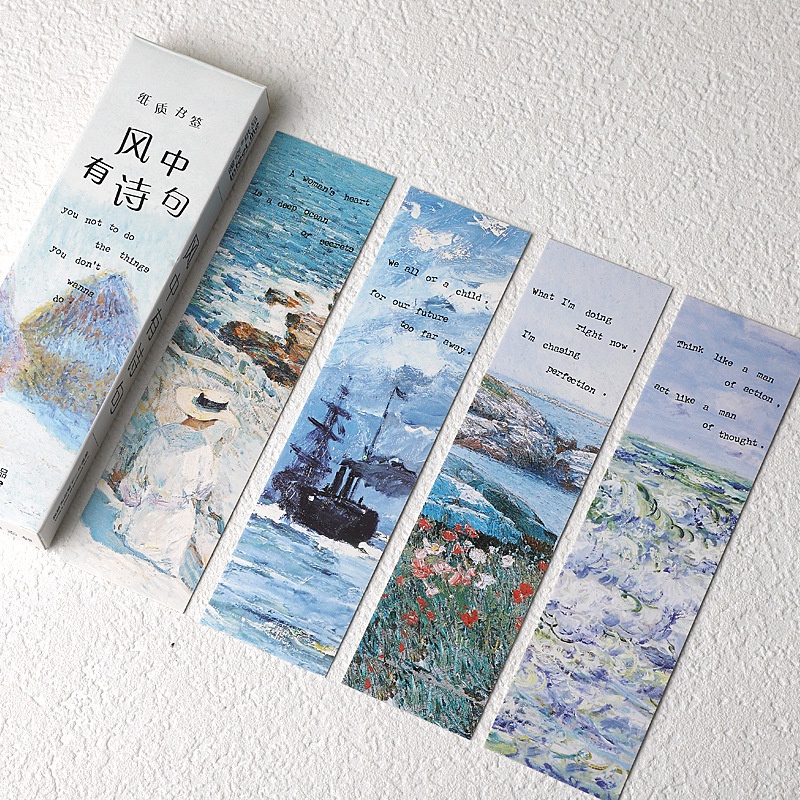 Hộp 30 Bookmark Hình Mèo Một Ngày