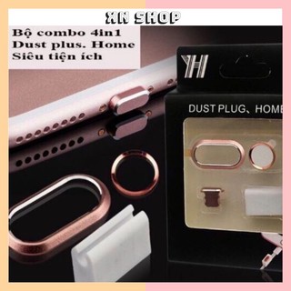 Bộ combo miếng dán kim loại bảo vệ điện thoại cho iphone 5s se 6 6s 6plus 7 7plus 8 8plus