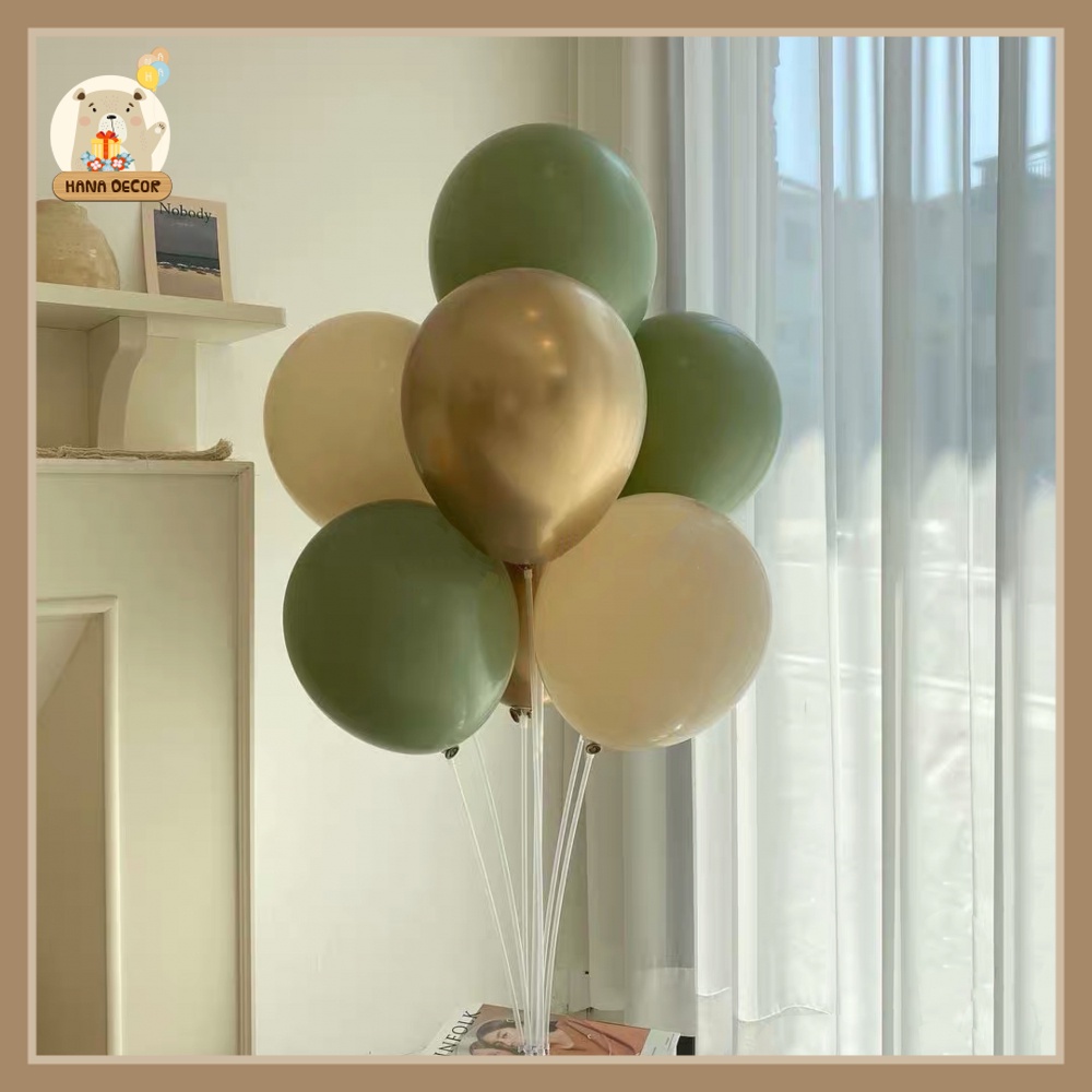 Trụ bóng mica 7 nhánh trang trí bóng sinh nhật, tiệc tùng, decor chụp ảnh HanaDecor