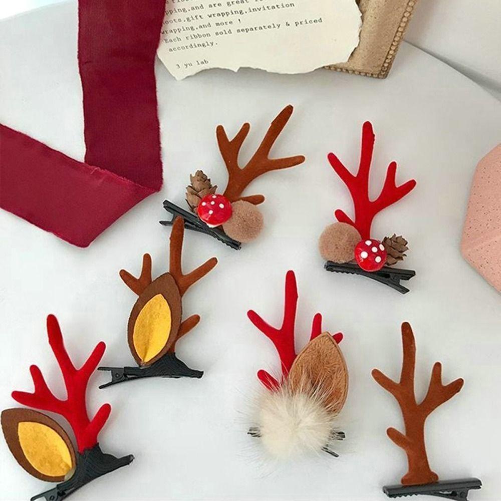 Kẹp Tóc Hình Ông Già Noel Hoạt Hình Dễ Thương Cho Nữ