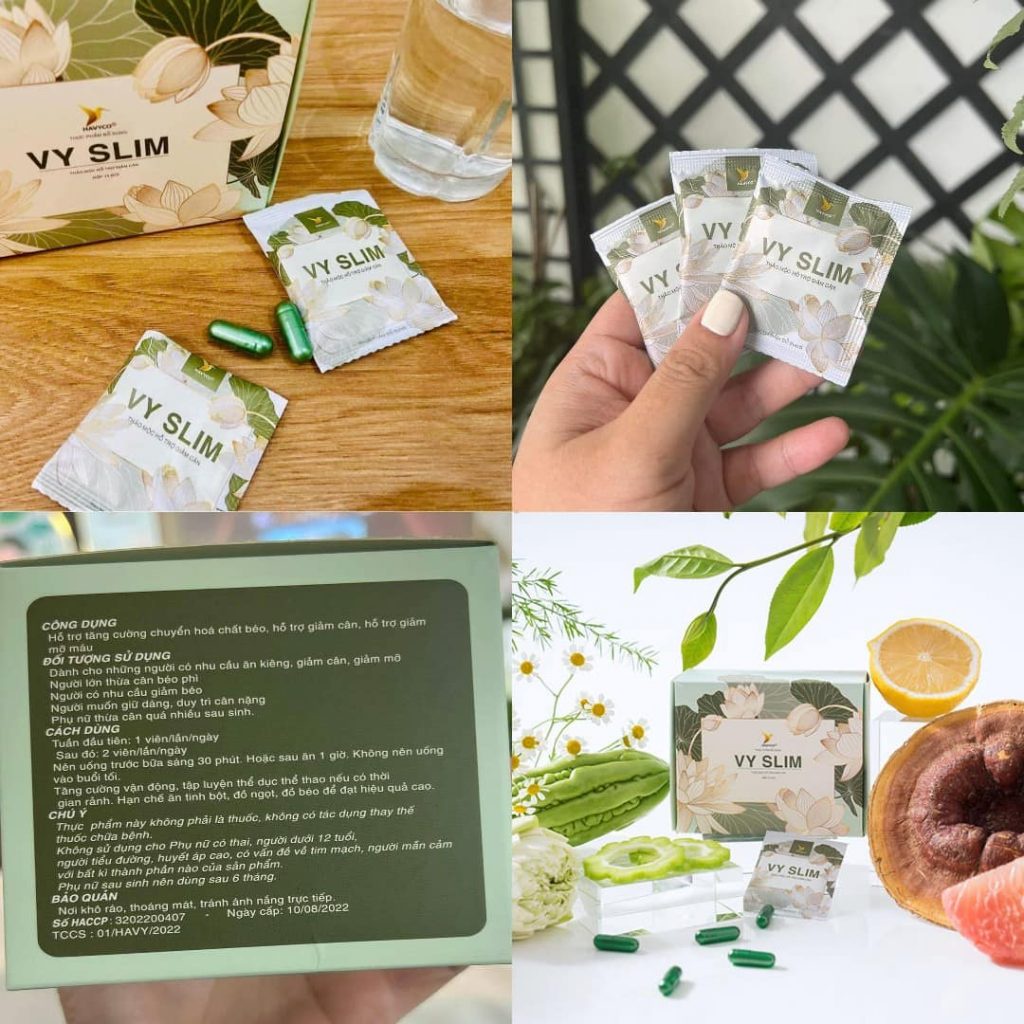 Vy Slim Thảo Mộc Giảm Cân - Hộp 15 gói