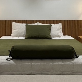 Vỏ Gối Ôm Linen Pháp nhuộm miếng