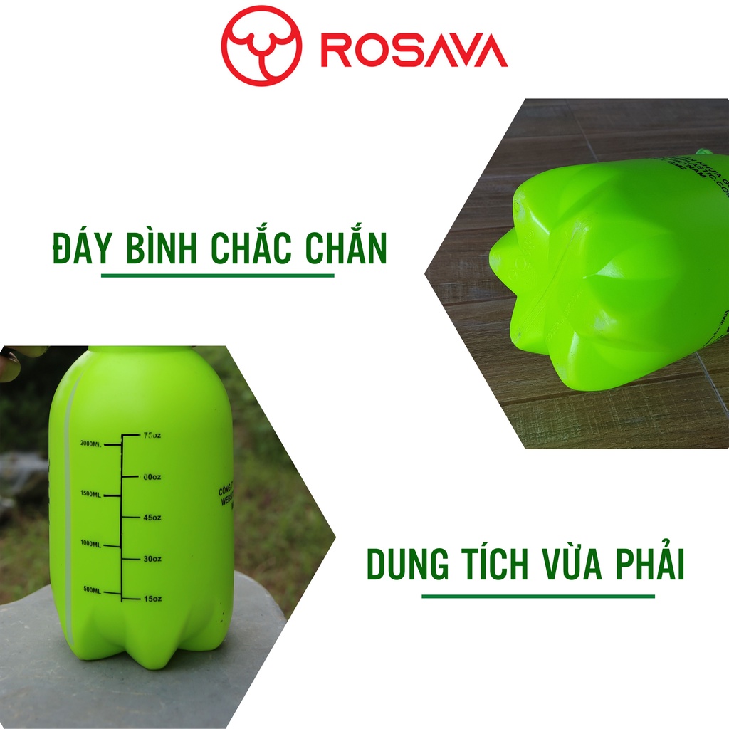 Bình xịt tưới cây phun sương Gose 2l chính hãng, an toàn phun phân thuốc, tự động không cần giữ tay cho chậu cây cảnh