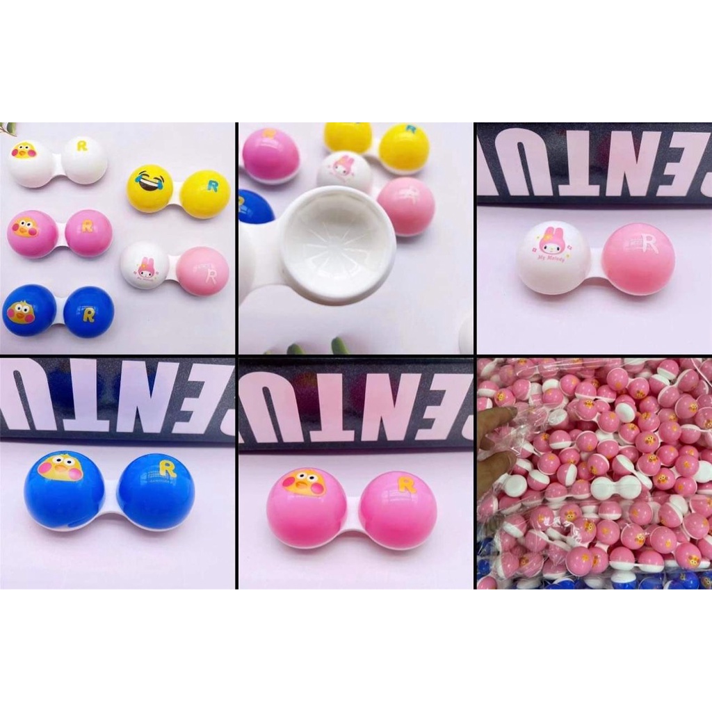 Khay đơn đựng kính áp tròng - Hộp đựng lens mắt cute giá sỉ