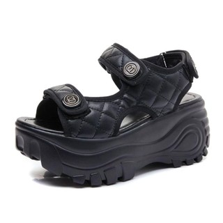 Sandal cn đế gồ quai dán hàng xịnn