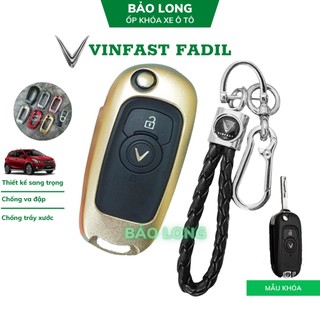 (Xả kho) Ốp khóa kim loại dùng cho xe Vinfast Fadil