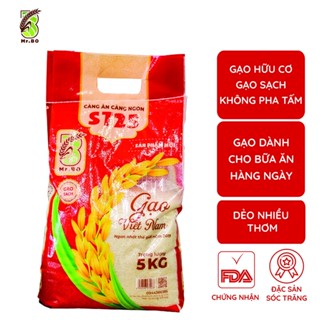 Gạo ST25 Mr.Bo túi 5kg gạo ngon nhất thế giới năm 2019