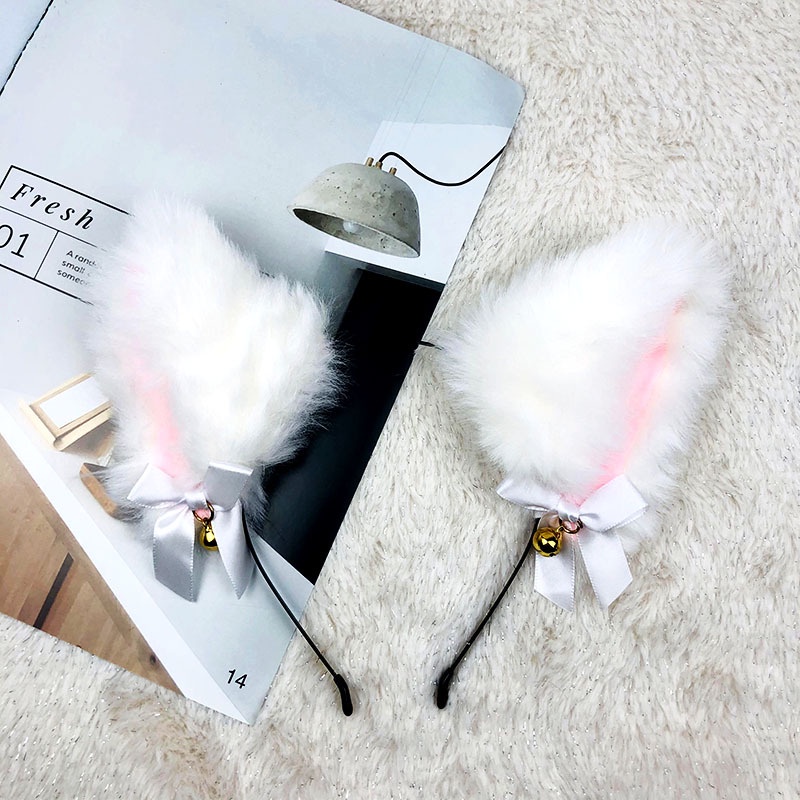 Băng Đô Cài Tóc Tai Mèo Dễ Thương Phụ Kiện Thời Trang Cho Nữ AB107