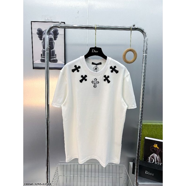 Áo thun thêu logo da Mẫu hót mê ly luôn, ảnh thật của shop