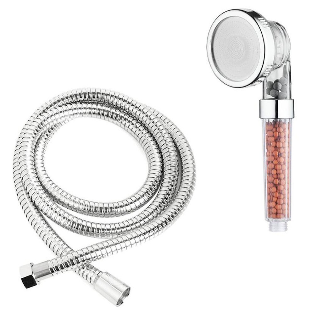 Vòi tắm hoa sen tăng áp, công nghệ mới Nano Nhật Bản_Kèm dây dài