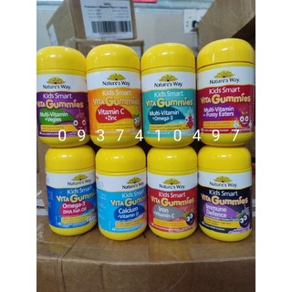 Kẹo Dẻo Nature's Way Kids Smart Vita Gummies Multi Vitamin Lọ 60 Viên