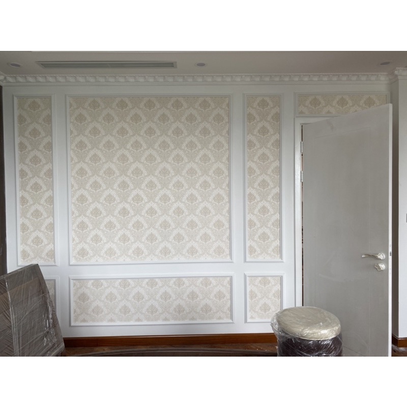 Phào Chỉ Nhựa Màu Trắng  Bóng Làm Góc Livestream