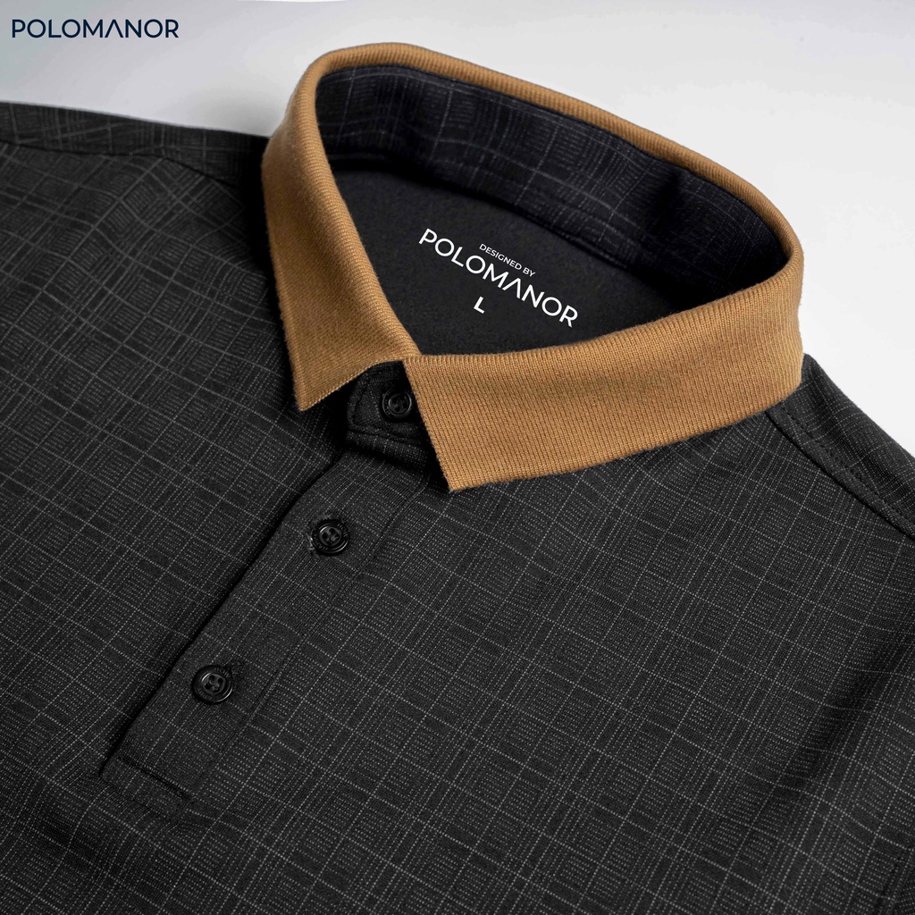 Áo POLO nam cổ bẻ DYLEN vải Cotton Jacquard dệt kim xuất xịn,chuẩn form, sang trọng ,thanh lịch - POLOMANOR