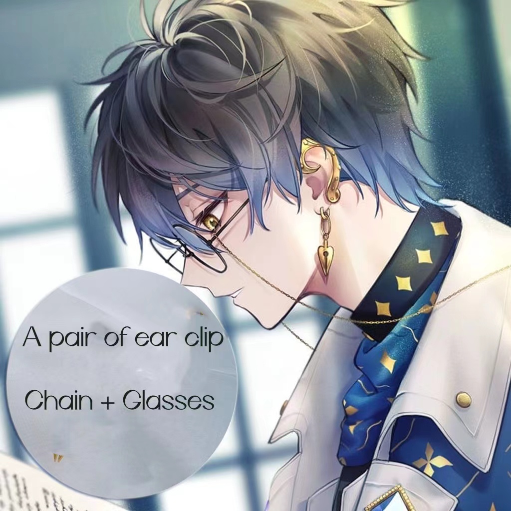 Bông Tai Chuỗi Dài 100CM Hình Anime Jingyue Vtuber NIJISANJI EN 4th ILUNA Ike