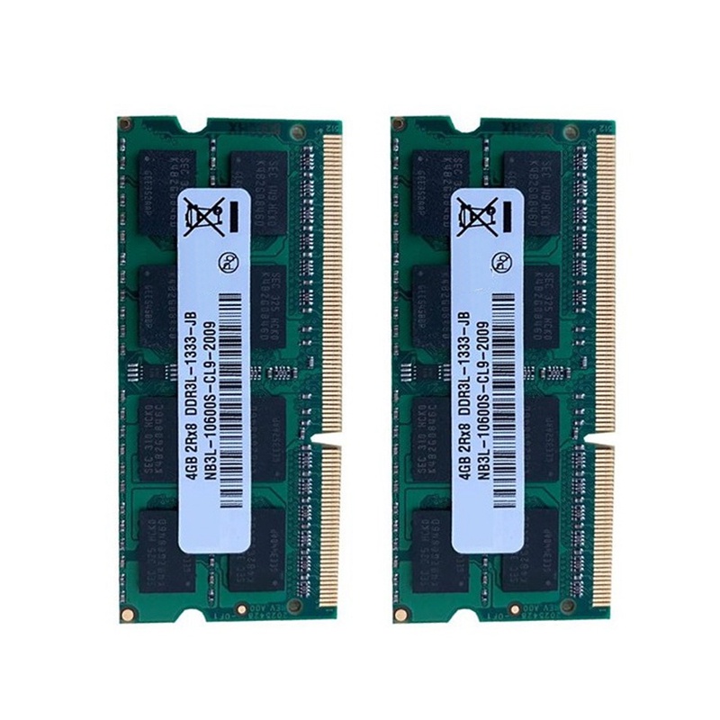 Set 2 Bộ Nhớ DDR3L RAM Dành Cho Laptop UDIMM Memoria Rams Notebook DRR3 RAM Memomry