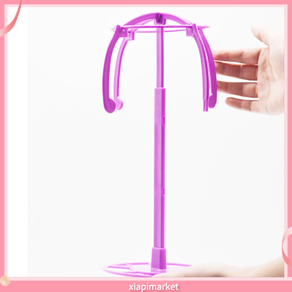 Xiapimarket / Giá Đỡ Tóc Giả Đa Chức Năng Có Thể Điều Chỉnh Dùng Trưng Bày Mũ