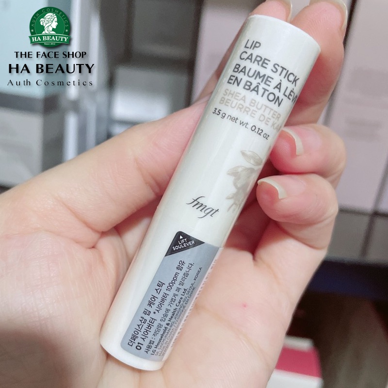 Son dưỡng môi The Face Shop không màu Lip Care Cream 12g có 2 mùi Shea Buuter và Mango