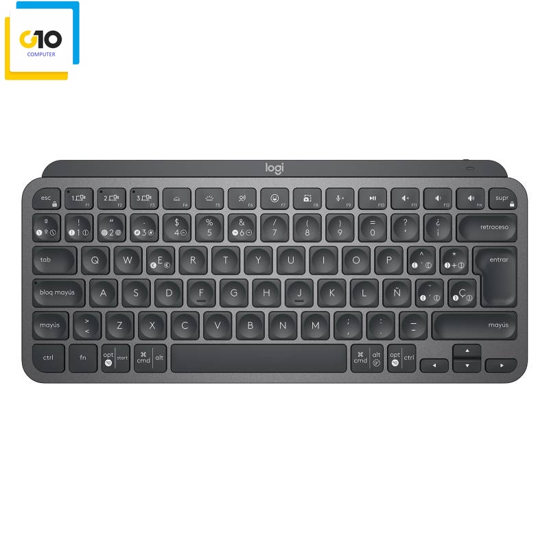 Bàn phím Logitech không dây MX Keys Mini (USB-C/Bluetooth)