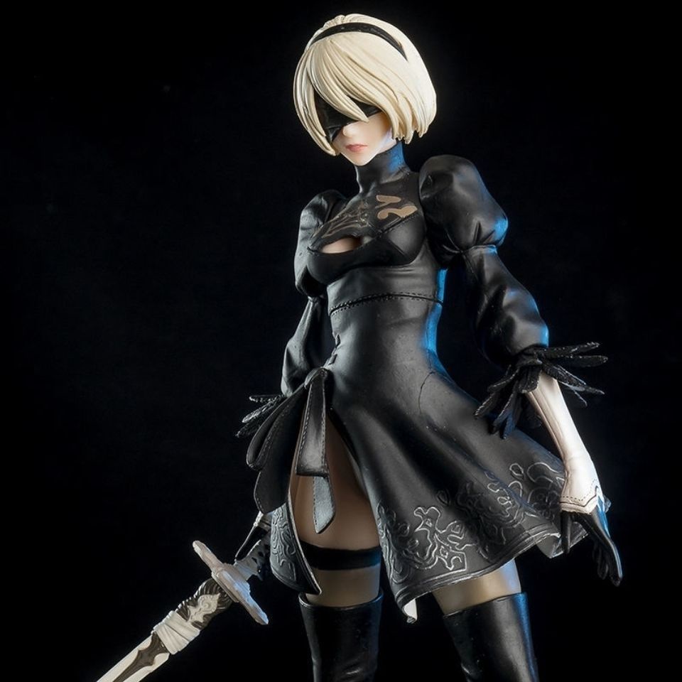 Trò Chơi Bạch Kim Hình Vuông Nierr: Automata YoRHa No. Mô Hình Đồ Chơi Nhân Vật Hoạt Hình 2 Loại B 28cm 28cm