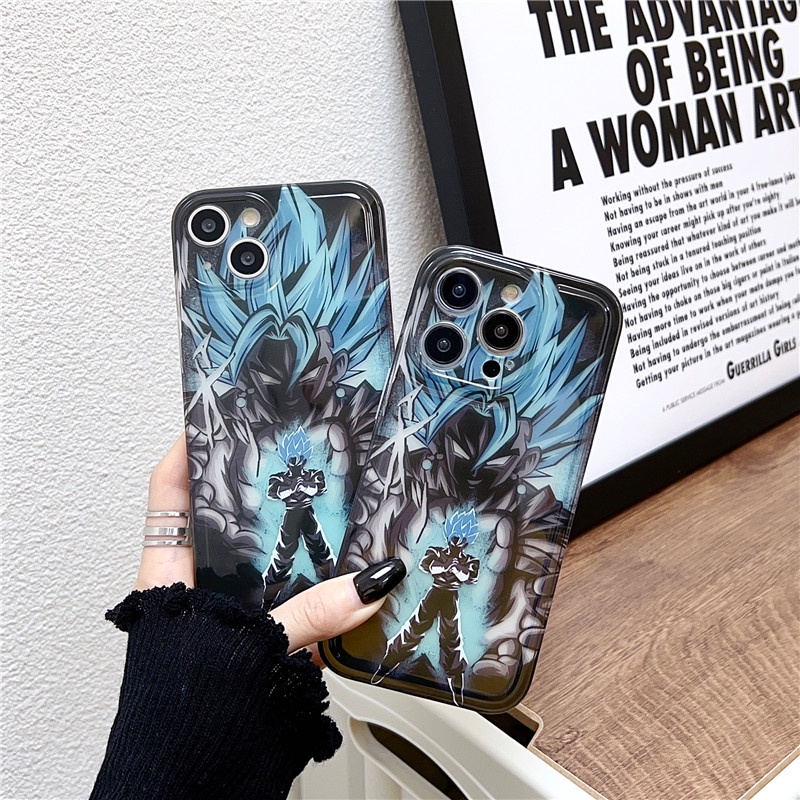 Hoạt Hình Ốp Điện Thoại Mềm Trong Suốt Hình dragon ball Cho Iphone15 15pro 15promax 14 14pro 14promax 13 12 11