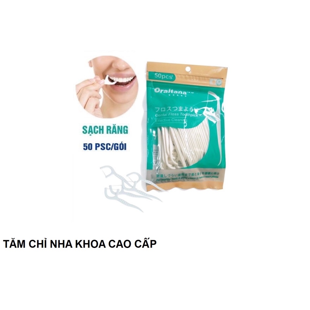 Tăm Chỉ Nha Khoa, Tăm Chỉ Y Tế Chất Lượng Cao, Công Nghệ Nhật Bản, Tăm Chỉ Làm Sạch Răng Miệng. Kingler 7050
