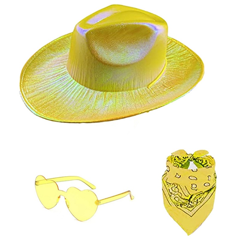 Mũ Cao Bồi Không Gian Kèm Kính Râm ONERI Phong Cách Phương Tây Cho Người Lớn