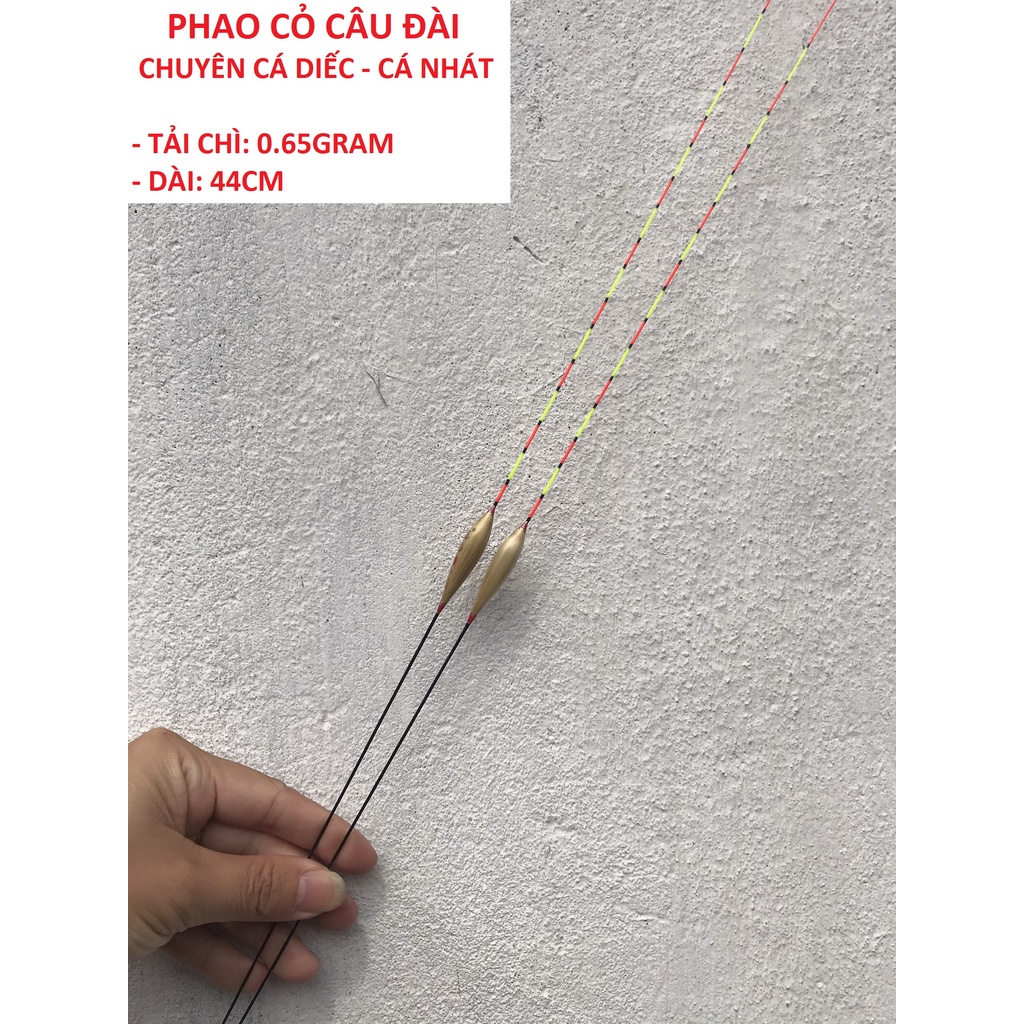 2 Cây Phao cỏ câu đài chuyên CÁ DIẾC - CÁ NHÁT - tăm nhỏ siêu nhạy