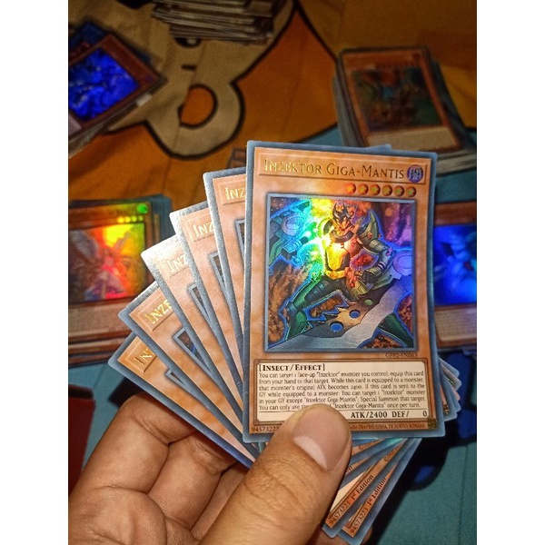 thẻ bài: Inzektor Giga-Mantis - GFP2-EN063 - Ultra Rare 1st Edition