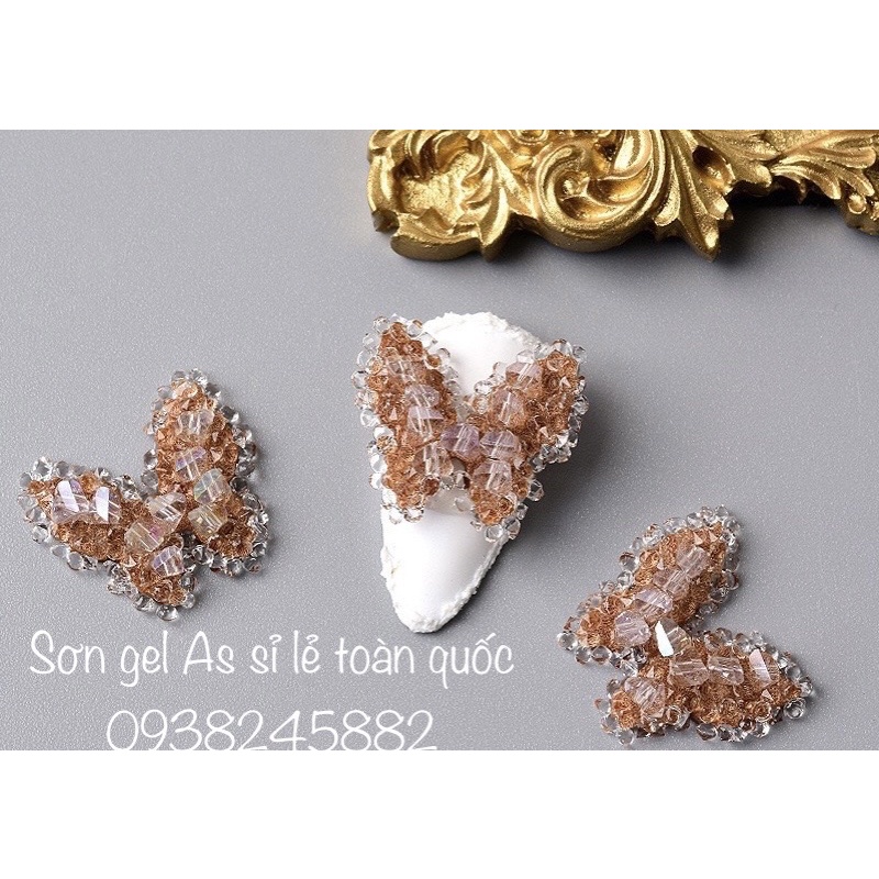 Charm đá trang trí móng bán theo cặp 2 cái