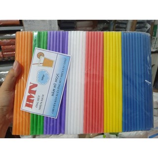 Ống hút f6 dùng cho cà phê, cafe, sinh tố, nước mía, straws, 1 bịch 500g