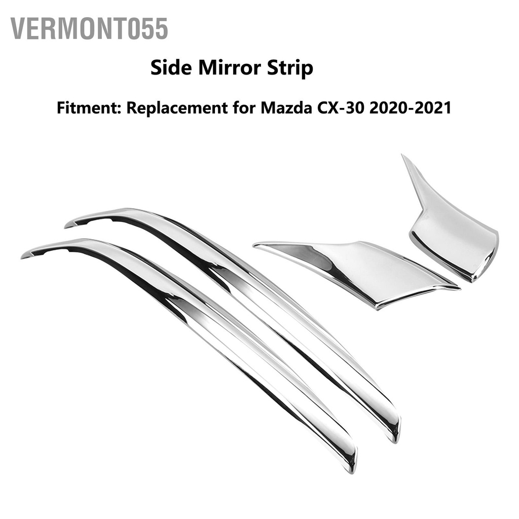 Vermont055 Dải gương chiếu hậu bên hông xe thay thế trái cho Mazda CX-30 2020-2021