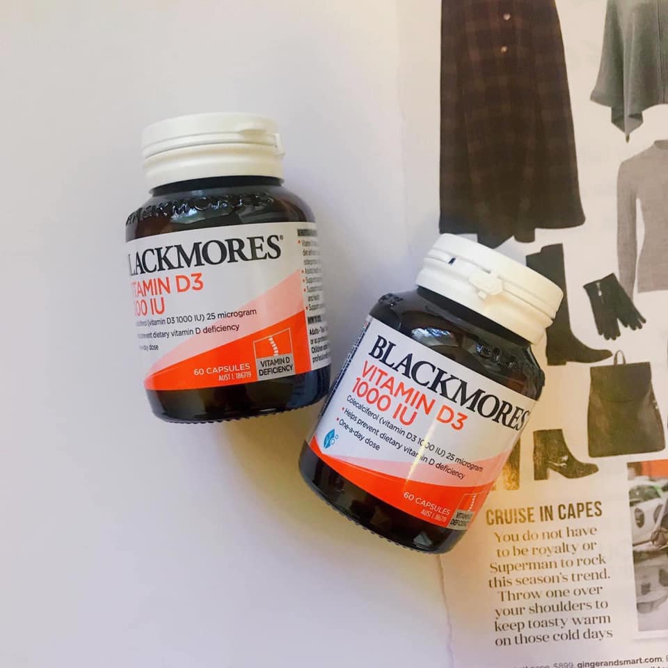Viên uống bổ sung Vitamin D3 1000IU Blackmores - 60 viên