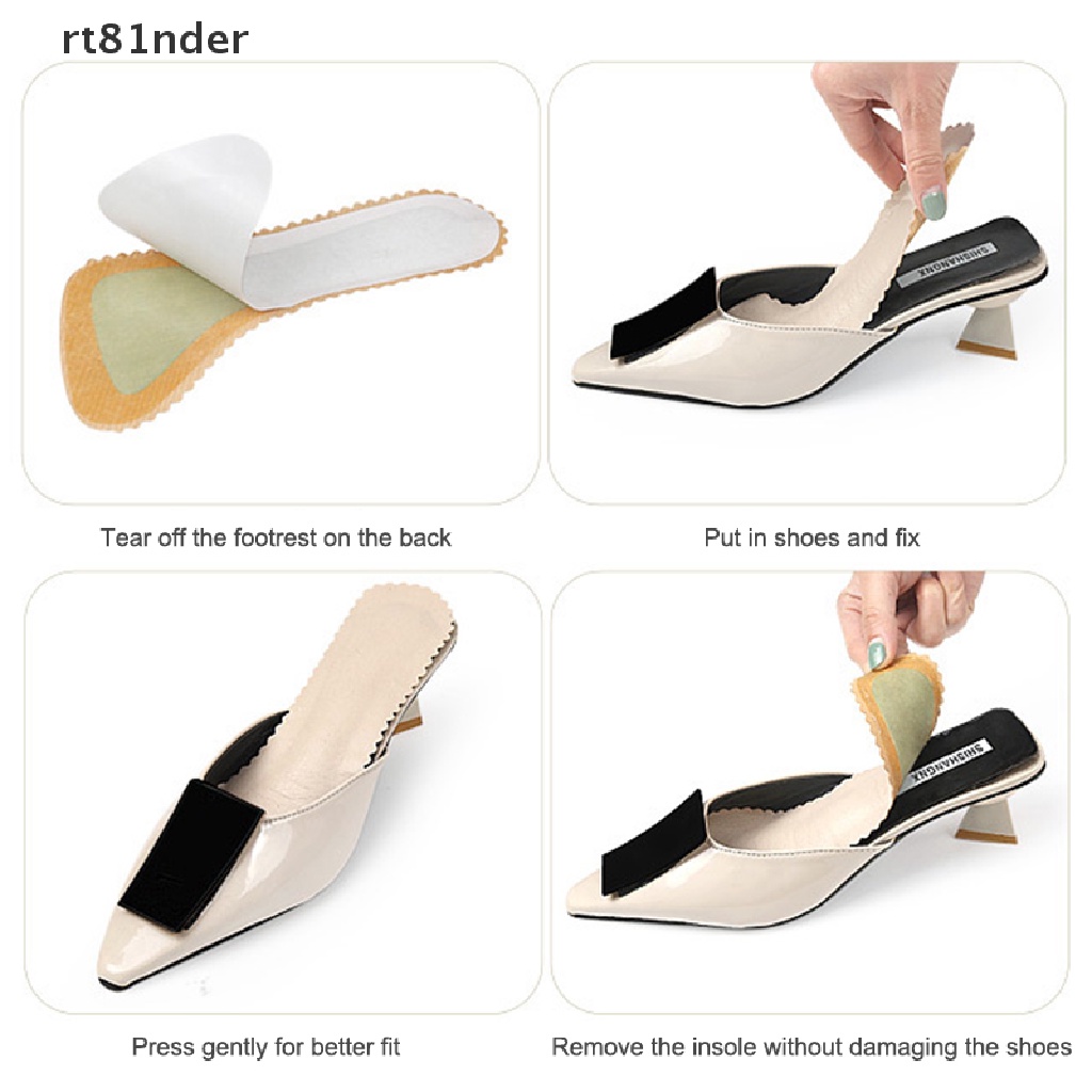 Rt Sunvo Miếng Lót Giày Cao Gót Đế Phẳng Chống Trượt Mát Xa Chân Cho Nữ