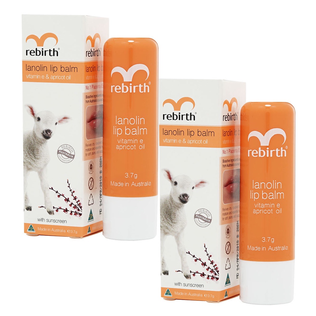 Son Dưỡng Môi Nhau Thai Cừu Rebirth Dưỡng Ẩm Làm Mềm Môi - NEDEVI Chính Hãng