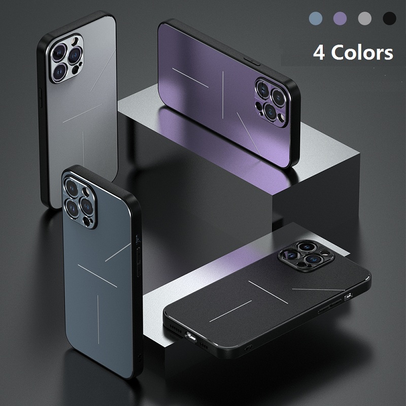 Ốp Điện Thoại Cứng Viền TPU Mềm Mỏng Bằng Hợp Kim Nhôm Cho iPhone 14 Pro Max / 14 Plus / 14 Pro Max