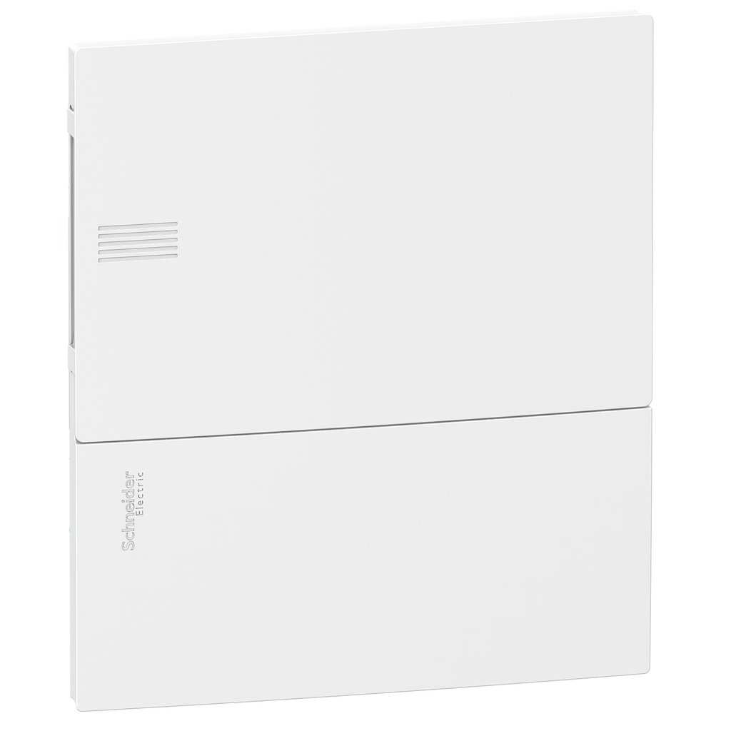 Tủ điện âm tường Schneider MIP22108 - 63A - 29W - 8 Modules - Cửa trơn trắng