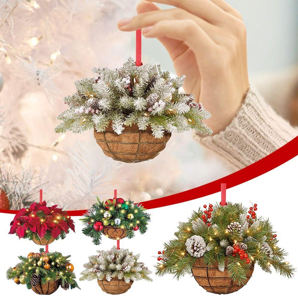 Bộ 2 Vòng Hoa Nhân Tạo Treo Trang Trí Nhà Cửa Mới